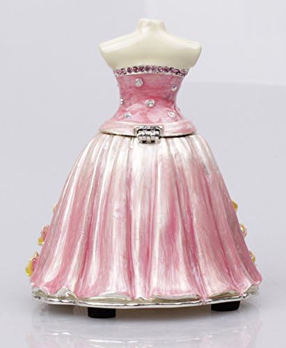 znewlook Prenses Elbise Biblo Kutusu Prenses Metal Biblo Kutusu Koleksiyon (Pembe)