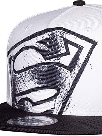 Superman beyzbol şapkası süblimasyon Baskı grafiti Logosu resmi beyaz Snapback