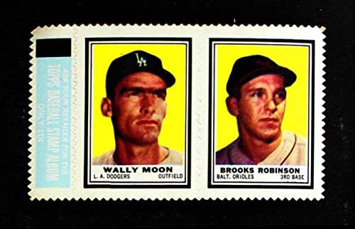 1962 Topps Wally Moon / Brooks Robinson (Beyzbol Kartı) ESKİ