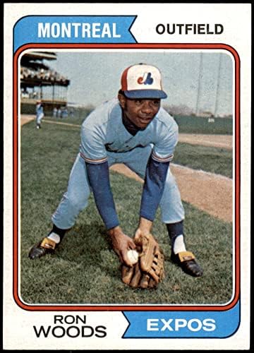 1974 Topps 377 Ron Woods Montreal Fuarları (Beyzbol Kartı) NM + Fuarlar