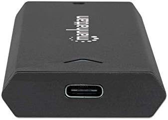 Manhattan M. 2 NVMe SSD Muhafaza, USB 3.2 Gen 2, USB-C Dişi Bağlantı, UASP Uyumlu, Alüminyum, Siyah