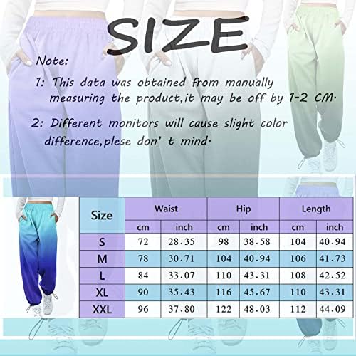 2022 Sweatpants Kadınlar için Moda Baggy Pamuk Elastik Bel Artı Boyutu Sweatpants Noel Yürüyüş Atletik Salon Pantolon