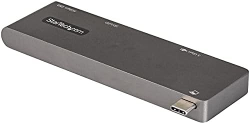 StarTech.com MacBook Pro/Air için USB C Multiport Adaptörü-USB Tip-C ila 4K HDMI, 100W Güç Dağıtımı Geçişi, SD / microSD