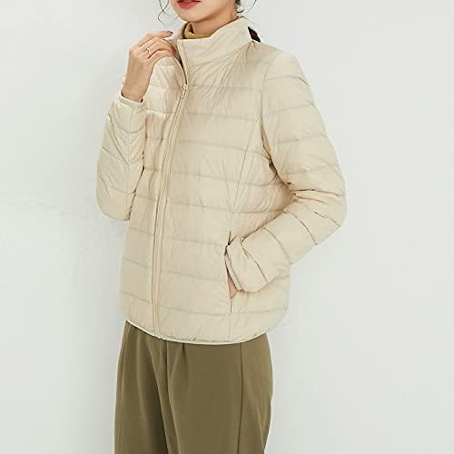 Kış Kalınlaşmak Sıcak Ceket kadın Kapşonlu Packable Ultra Hafif Kısa Aşağı Ceket