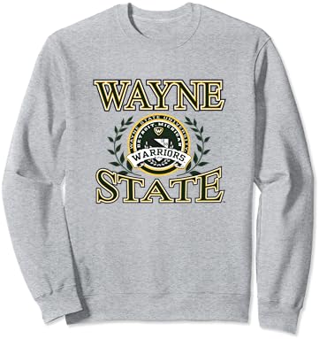 Wayne State Warriors Defne Logosu Resmi Lisanslı Sweatshirt