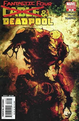 Kablo / Deadpool 46A VF; Marvel çizgi roman / Skottie Genç Zombiler varyantı