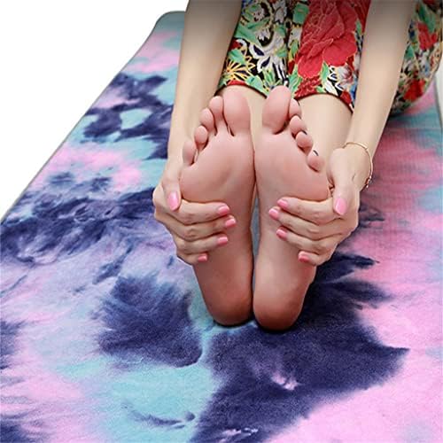 SHZBCDN Kravat boyalı Yoga Mat Battaniye Ince fiber Parçacıklar Gym Fitness Havlu Taşınabilir Kumlu Plaj Güneşlenme