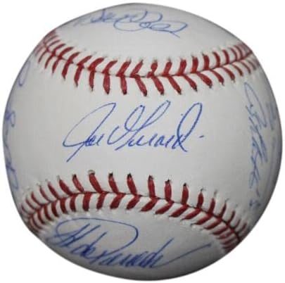 2009 New York Yankees Takımı İmzaladı Dünya Serisi Beyzbol 9 Sigs Steiner 33934-İmzalı Beyzbol Topları