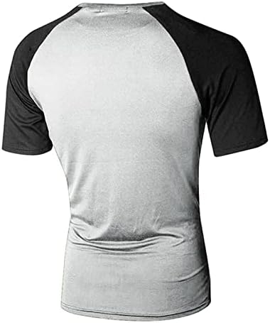 Kyısoy erkek Kısa Kollu Kamuflaj Baskı T-Shirt Rahat Raglan Tee Gömlek Ekip Boyun Hipster Gömlek Yaz Tees Tops