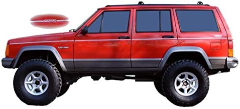 Phoenix Graphix Yedek 1993 1994 1995 1996 Jeep Cherokee Ülke XJ Kamyon Çıkartması Şerit Grafik Parlak Altın
