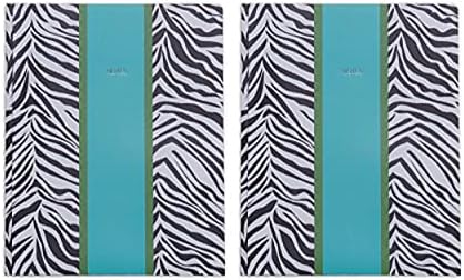 Go Wild Chetah / Tiger2-Pembe ışık Tasarımlı (Kaplan/Deniz Mavisi)3 Uçlu Harper Koleksiyonlu Cep Plastik Klasör