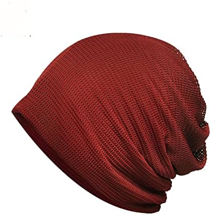 Xilery erkek kadın Yaz Örgü Bere Hafif Türban hımbıl bere güneş şapkası