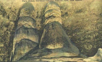 Carlsbad Mağaraları Ulusal Parkı, New Mexico Kartpostalı