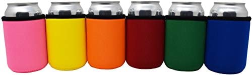 TahoeBay Premium Can Kollu - Kutular için 5mm Kalınlığında Neopren Bira Soğutucuları-Boş İçecek Soğutucuları (Camo)