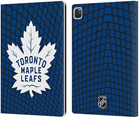 Kafa Çantası Tasarımları Resmi Lisanslı NHL Net Desen Toronto Maple Leafs Deri Kitap Cüzdan Kılıf Kapak Apple iPad