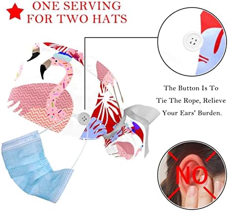 Ayarlanabilir Fırçalama Kabarık Kapaklar 2 ADET Gül Çiçek Çalışma Şapka Saç Kapağı At Kuyruğu Kılıfı Yumuşak Cerrahi
