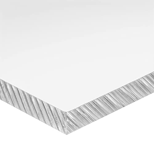 ABD Sızdırmazlık Şeffaf Polikarbonat Plastik Levha, 1/16 Kalın x 24”Geniş x 36 Uzun, Şeffaf Panel, Kırılmaya Dayanıklı,