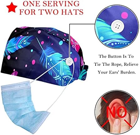 2 Paket çalışma kapağı Düğme ve Ter Bandı Ayarlanabilir Kabarık Şapkalar Kravat Geri Erkekler Kadınlar için Çin Ejderha