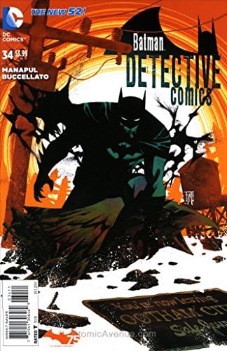 Dedektif Çizgi Romanları (2. Seri) 34 VF / NM; DC çizgi roman / Yeni 52