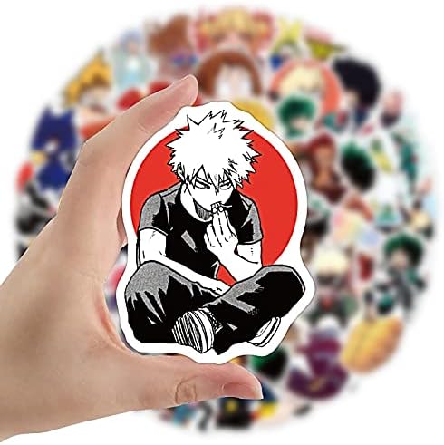 50 Adet Klasik Anime Sticker Serin japon animesi Çıkartmalar Gençler Öğrenciler için, su Geçirmez Vinil Çıkartmalar
