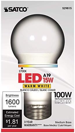 AMPUL LED 15 W A19 27 K