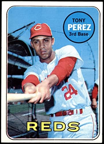 1969 Topps 295 Tony Perez Cincinnati Kırmızıları (Beyzbol Kartı) Dekanın Kartları 5-ESKİ Kırmızılar