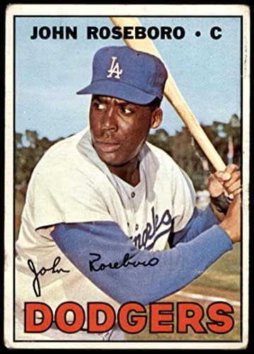 1967 Topps 365 John Roseboro Los Angeles Dodgers (Beyzbol Kartı) ADİL Dodgers