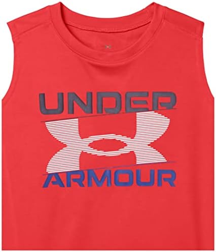 Under Armour Boys'un Performans Kas Tankı, Logo Serigrafi, Hafif