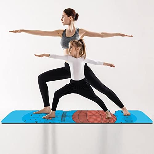 Yoga, Hayvan Pug için Tüm Amaçlı Yoga Mat Egzersiz ve Egzersiz Mat
