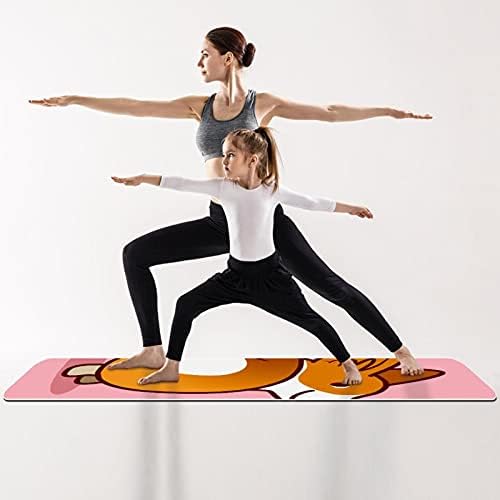 6mm Ekstra Kalın Yoga Matı, Güzel Corgi Seni Seviyorum!-01 Baskı Çevre Dostu TPE egzersiz matları Pilates Mat Yoga,