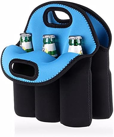 Neopren 6 Paket Bira Soğutucu Bebek Soğutucu şişe çantası Can Taşıyıcı Tote Dış Mekan Kullanımı İçin