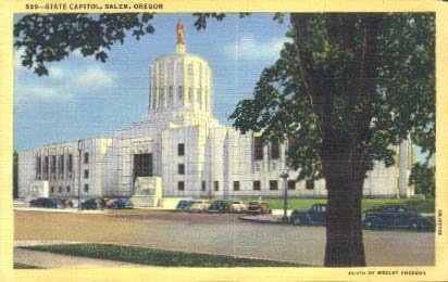 Salem, Oregon Kartpostalı