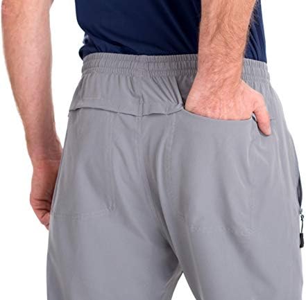 giyim Erkek Egzersiz Atletik Pantolon Elastik Bel İpli Pantolon Spor Egzersiz Seyahat, Çabuk Kuru, Sıkı