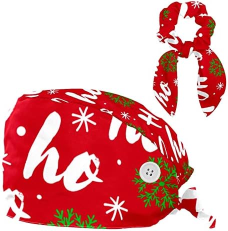 yoyoAmoy Estetik Noel Elk Renkli Kabak Şeklinde Çalışma Kapaklar, Ayarlanabilir Fırçalama Kapaklar Dantel-Up Şapka