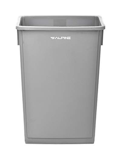 Alpine Industries 23 Galonluk İnce Çöp Tenekesi-Kompakt Çöp Tenekesi - Üstü Açık İnce Dayanıklı Plastik Çöp Konteyneri