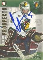 Julien Ellis Shawinigan Kataraktları - QMJHL 2004 Oyunda Kahramanlar ve Beklentiler İmzalı Kart. Bu öğe, İmza Sporundan