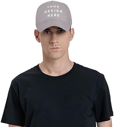 Metninizle Özel Beyzbol Şapkası, Kişiselleştirilmiş Ayarlanabilir Kamyon Şoförü Şapkaları Rahat Güneş Tepe Şapkası