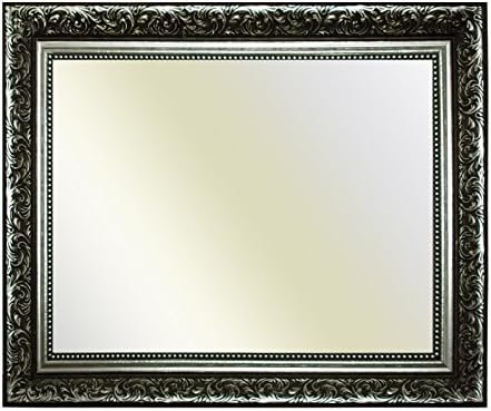 Neumann Bilderrahmen Barok Çerçeve 10939, ARG Gümüş Süslemeli, Aynalı, 60x90 cm