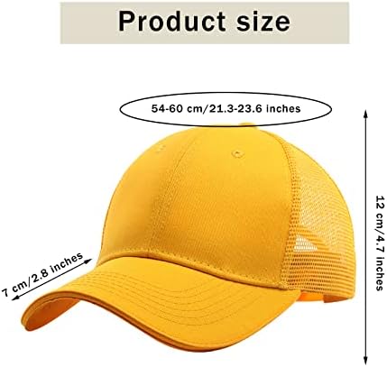 10 Paket Boş beyzbol şapkası Ayarlanabilir Örgü Snapback şoför şapkaları Düz Süblimasyon Şapka Spor Golf güneş şapkaları
