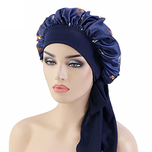 Kadın Kafa Şapka Kap Saç Türban Başkanı Wrap Türban Şapka Banyo Duş Başlığı Banyo Güz saç aksesuarları (Donanma, Bir