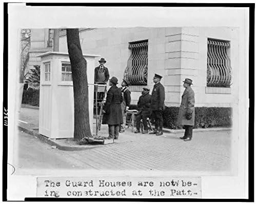 HistoricalFindings Fotoğraf: Muhafız Evi İnşa Ediliyor, Patterson Evi, Geliyor, Başkan, Bayan Coolidge, 1927