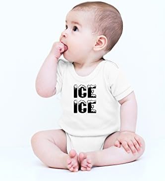 Çılgın Bros Tees Buz Buz Bebek Parodi Komik Sevimli Yenilik Bebek Tek parça Bebek Bodysuit