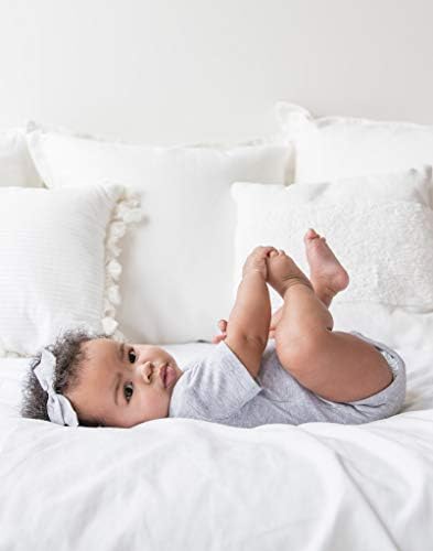 Renkli Organik Unisex Bebek Organik Pamuklu Elbise-Kısa Kollu Bebek Tek Parça