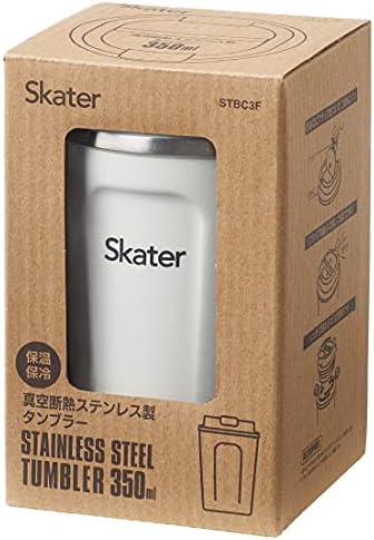Skater STBC3F Vakumlu Paslanmaz çelik, ısı ve soğuk tutma, Kahve bardağı, 11,8 fl oz (350 ml), Beyaz, S