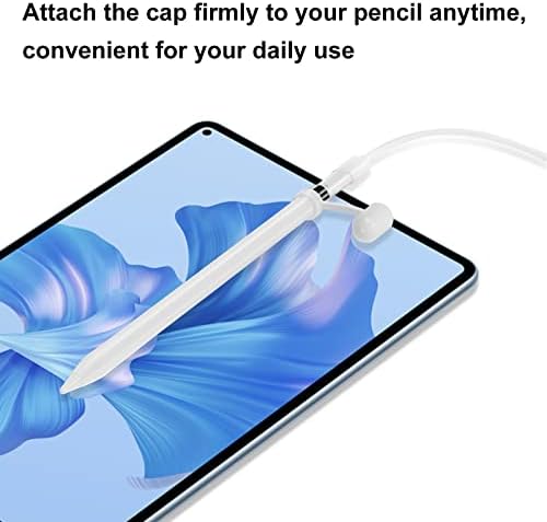 Apple Kalem 1. Nesil için APETOO Manyetik Yedek Kapak, iPad Pro Kalem Uç Kapağı için Anti-kayıp Silikon Tutucu ile