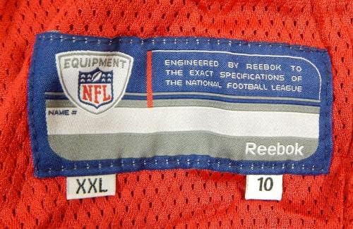 2010 San Francisco 49ers Boş Oyun Kırmızı Forma Verildi Reebok XXL DP24142 - İmzasız NFL Oyunu Kullanılmış Formalar