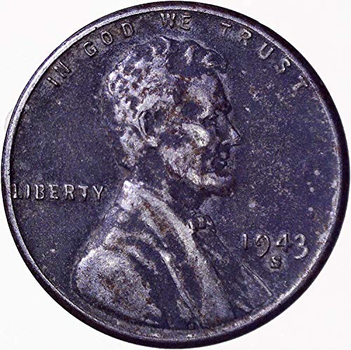 1943 S Çelik Lincoln Buğday Cent 1C Çok İnce