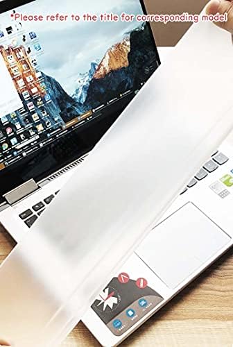 Puccy 2 Paket Film Koruyucu, Lenovo IdeaPad Slim 150 ile uyumlu 11.6 Silikon Klavye Film Koruma Kapağı ( Temperli