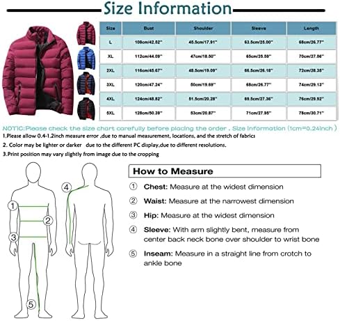UOFOCO Ceketler Wen Sonbahar Kış Düz Renk Zip Up Büyük Boy Sıcak Aşağı Ceket Packable erkek Hafif Ceket