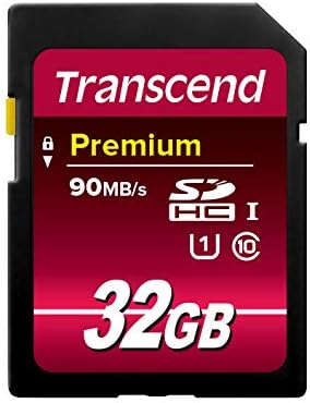 Transcend 32 GB SDHC Sınıf 10 UHS-1 Flash Bellek Kartı kadar 60 mb / s (TS32GSDU1)